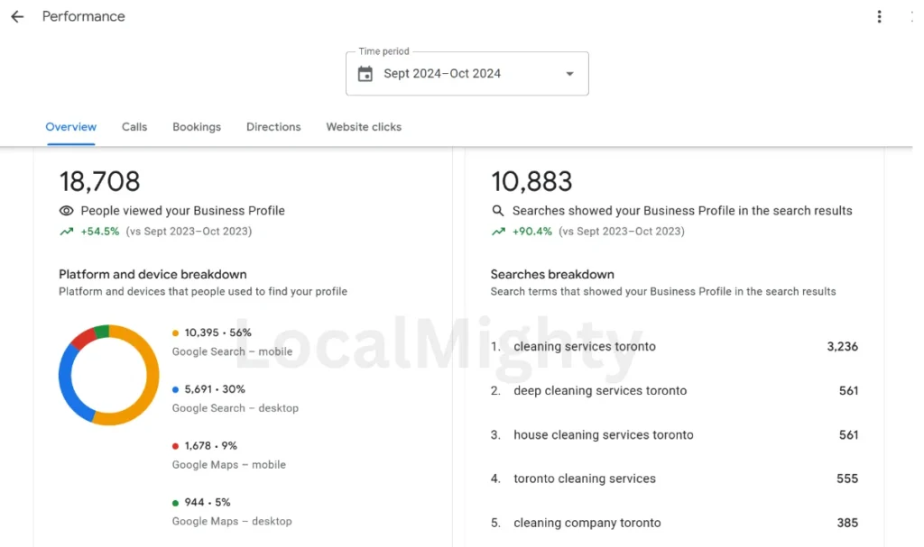 Cleaning Case Study - Local SEO