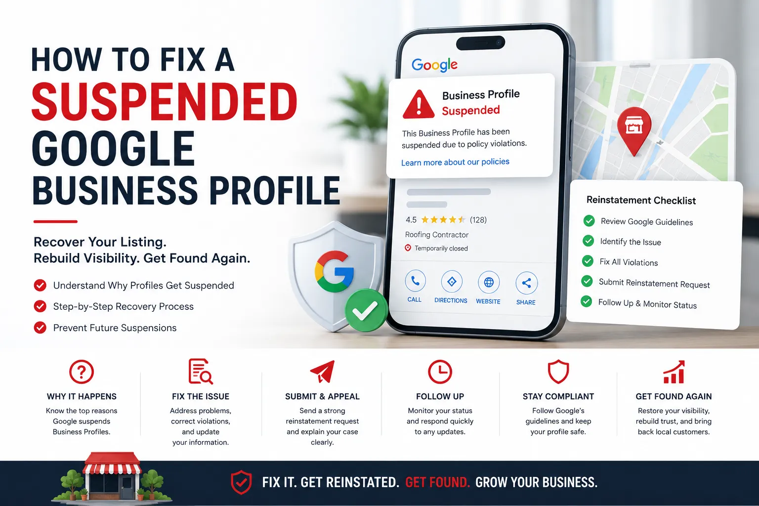 How to Fix a Suspended Google Business Profile
