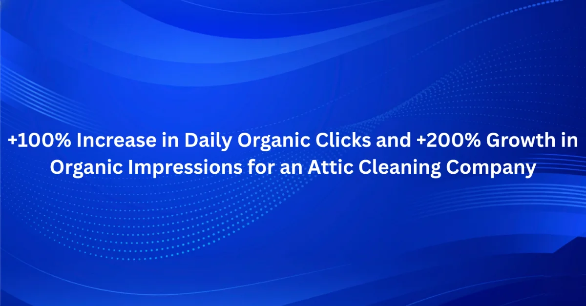 attic cleaning case study