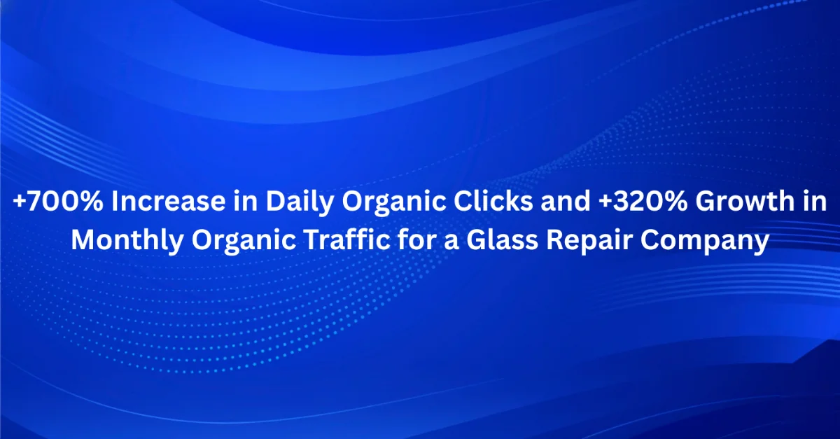 glass repair service California case study