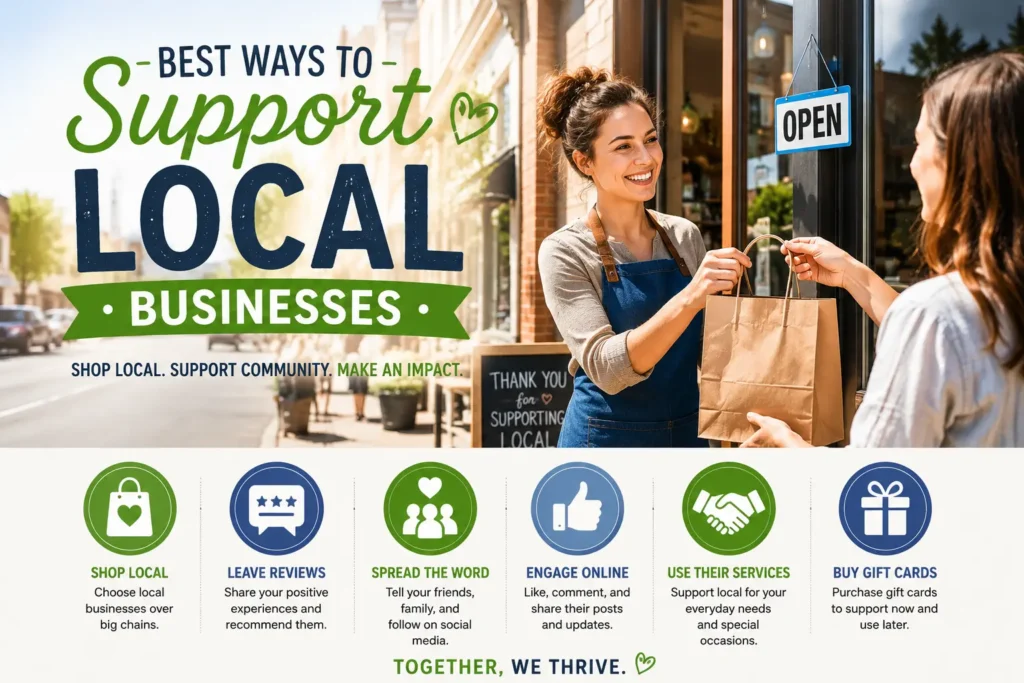 best ways to support local businesses
