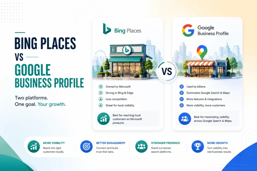 Bing Places vs Google Business Profile