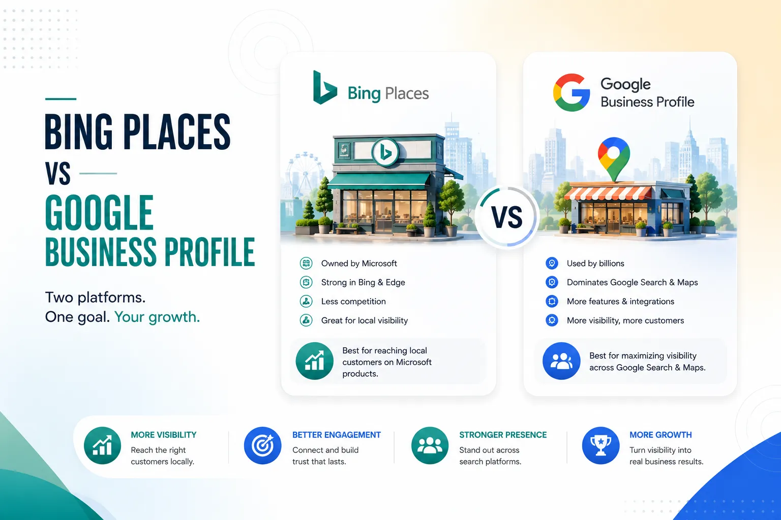 Bing Places vs Google Business Profile